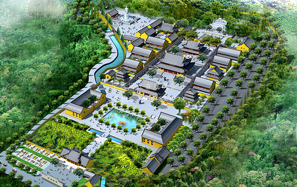 古建筑寺廟設計效果圖欣賞，領略古建藝術的魅力