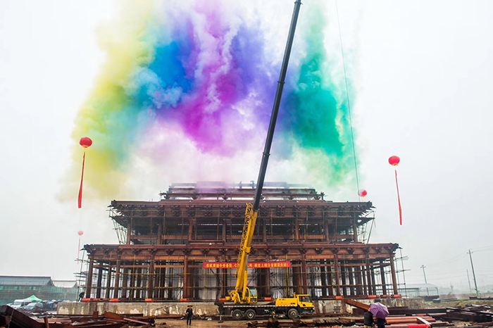 古建筑寺廟設計效果圖，展現(xiàn)古建寺廟的莊嚴與神秘